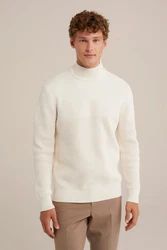 WE Fashion Sweater Creme/Weiß