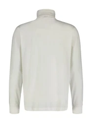 LERROS Kurzarmshirt Rollkragenpullover Serafino Khaki/Weiß/Creme/Hellgrün