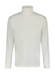 LERROS Kurzarmshirt Rollkragenpullover Serafino Khaki/Weiß/Creme/Hellgrün