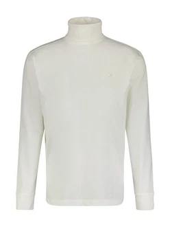 LERROS Kurzarmshirt Rollkragenpullover Serafino Khaki/Weiß/Creme/Hellgrün
