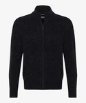Brax Strickjacke Style Jake Dunkelblau/Dunkelgrau/Schwarz