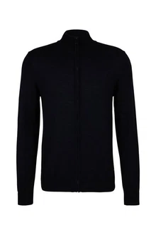 JOOP! Strickjacke Davis Dunkelblau/Hellblau/Schwarz