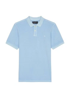 Marc O'Polo DENIM Poloshirt Regular Fit Blau/Hellblau/Türkis Marc O'Polo DENIM Poloshirt Regular Fit Blau/Hellblau/Türkis