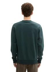 TOM TAILOR Denim Sweatshirt  Dunkelgrün/Grün