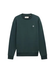 TOM TAILOR Denim Sweatshirt  Dunkelgrün/Grün