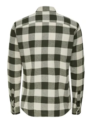 ONLY & SONS Karohemd ONSGUDMUND LS CHECKED SHIRT (4628) Dunkelgrün/Grün
