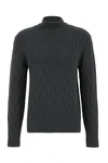 WE Fashion Sweater Dunkelgrau/Dunkelgrün/Schwarz/Grau