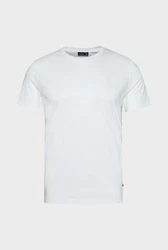 Van Laack Kurzarmshirt T-Shirt M-PARO Weiß/Grau/Creme/Hellblau