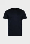 Van Laack Kurzarmshirt T-Shirt M-PARO Dunkelblau