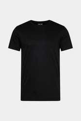 Van Laack Kurzarmshirt T-Shirt M-PARO Schwarz