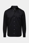 Van Laack Langarmhemd Tailor-Fit Hemd RIVARA-TFN Schwarz/Dunkelblau/Hellblau