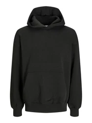 Jack & Jones Hoodie JJEURBAN EDGE Schwarz/Dunkelgrau