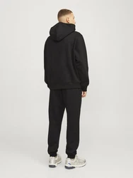 Jack & Jones Hoodie JJEURBAN EDGE Schwarz/Dunkelgrau
