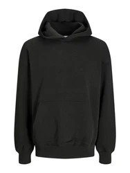 Jack & Jones Hoodie JJEURBAN EDGE Schwarz/Dunkelgrau