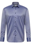 Eterna Langarmhemd Luxury Modern Fit Dunkelblau/Blau/Hellblau/Grau