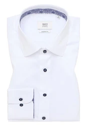 Eterna Langarmhemd Luxury Modern Fit Weiß