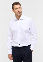 Eterna Langarmhemd Luxury Modern Fit Weiß