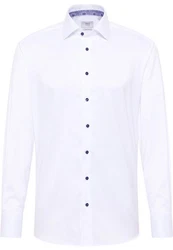 Eterna Langarmhemd Luxury Modern Fit Weiß