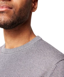 Pierre Cardin Strickpullover Rundhals Hellgrau/Dunkelgrau/Grau