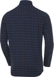 HENSON&HENSON Flanellhemd Dunkelblau/Blau/Hellblau/Lila