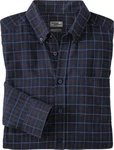 HENSON&HENSON Flanellhemd Dunkelblau/Blau/Hellblau/Lila
