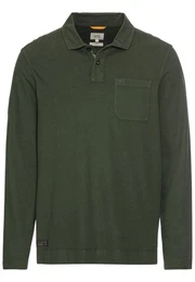 Sweatshirt Langarm Poloshirt - Regular Fit