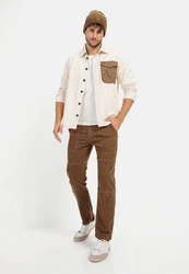 camel active Cordhose Explorer Chino (1-tlg) Khaki/Braun/Beige
