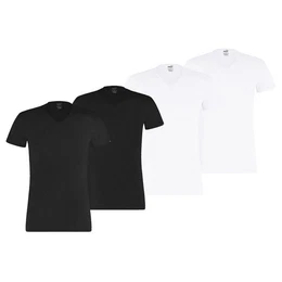 T-Shirt Herren T-Shirt, 4er Pack - Basic V-Neck, (Packung, 4er Pack)