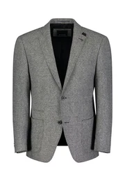 Sakko Regular-Fit Sakko Meliert - Regular Fit