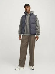 Jack & Jones Steppweste JORVESTERBRO Hellgrau/Dunkelgrau/Grau/Dunkelblau