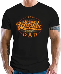 T-Shirt als Geschenk fr Vter: 100% Worlds best Dad