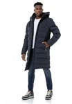 RedBridge Winterjacke Parka mit Kapuze Premium Qualität Schwarz/Blau/Dunkelblau