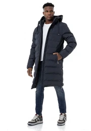 Winterjacke geftterter Parka mit Kapuze Premium Qualitt