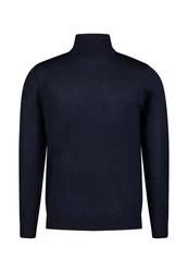 Roy Robson Rollkragenpullover HERREN-PULLOVER 1/1 ARM DUNKELBLAU