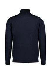 Roy Robson Rollkragenpullover HERREN-PULLOVER 1/1 ARM DUNKELBLAU