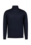 Roy Robson Rollkragenpullover HERREN-PULLOVER 1/1 ARM DUNKELBLAU