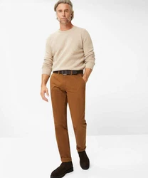 EUREX by BRAX Hose Style JIM Braun/Beige/Orange