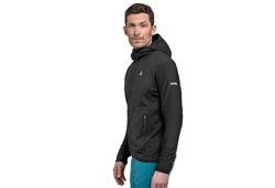 Schöffel Fleecejacke Hiking Fleece Hoody Style Cascata MNS Dunkelgrau/Grau/Schwarz