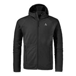 Schöffel Fleecejacke Hiking Fleece Hoody Style Cascata MNS Dunkelgrau/Grau/Schwarz