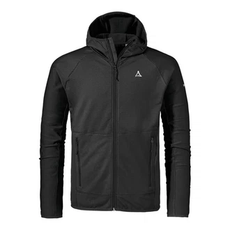 Schöffel Fleecejacke Hiking Fleece Hoody Style Cascata MNS Dunkelgrau/Grau/Schwarz