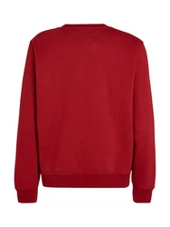 Tommy Jeans Sweatshirt TJM REG S FLAG CREW Rot/Dunkelrot