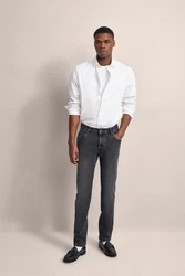 bugatti 5-Pocket-Jeans Dunkelgrau/Hellgrau/Grau