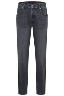 bugatti 5-Pocket-Jeans Dunkelgrau/Hellgrau/Grau