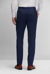 Digel Anzughose Per-V Baukastenhose Dunkelblau/Blau