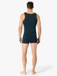 SUPER.NATURAL Tanktop für Herren SIERRA140 TANK Hellblau/Dunkelblau/Blau/Schwarz