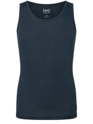 SUPER.NATURAL Tanktop für Herren SIERRA140 TANK Hellblau/Dunkelblau/Blau/Schwarz