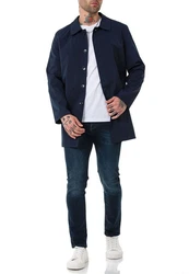 RedBridge Trenchcoat Herren Mantel Jacke Rot