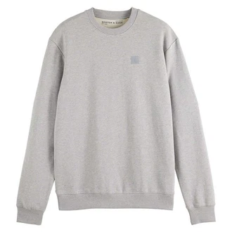 Scotch & Soda Sweatshirt Core Logo Front Chest Grau/Hellgrau/Beige/Khaki