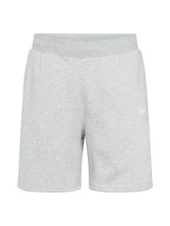 New Era Shorts graumeliert/wei
