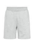 New Era Shorts graumeliert/wei